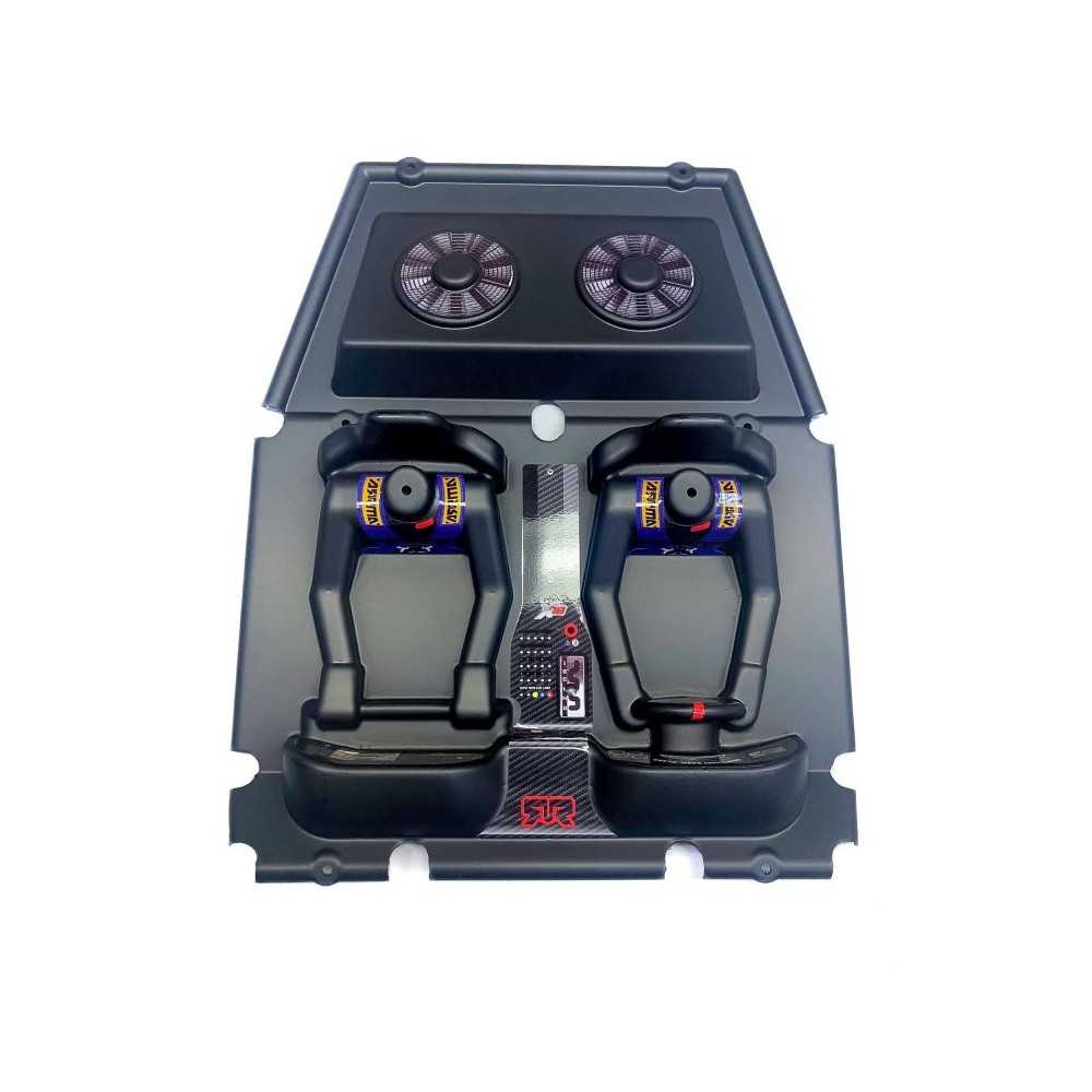 Interior negro calcomanías Arrma MOJAVE 6S BLX Interior negro calcomanías Arrma MOJAVE 6S BLX