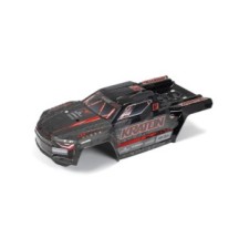 Arrma KRATON 6S EXB Painted Decalled Cut Body Black - Red ARA406169