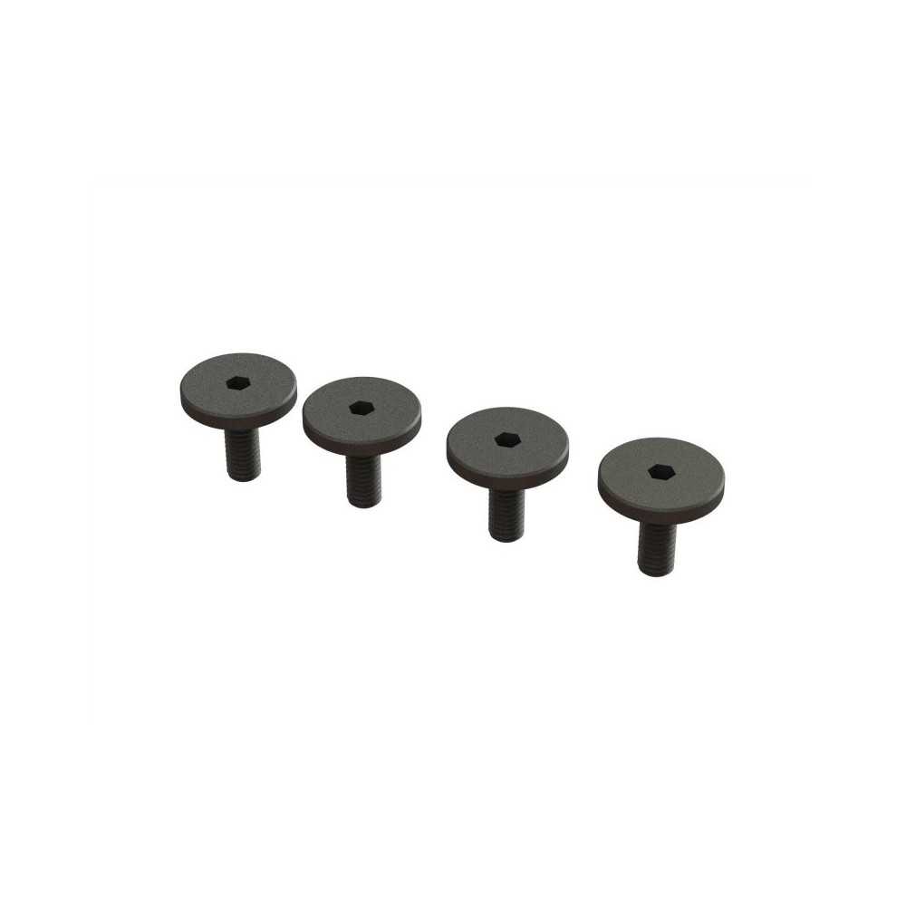 Arrma Large Head Screws M3x8mm 4 ARA727308 Arrma Large Head Screws M3x8mm 4 ARA727308