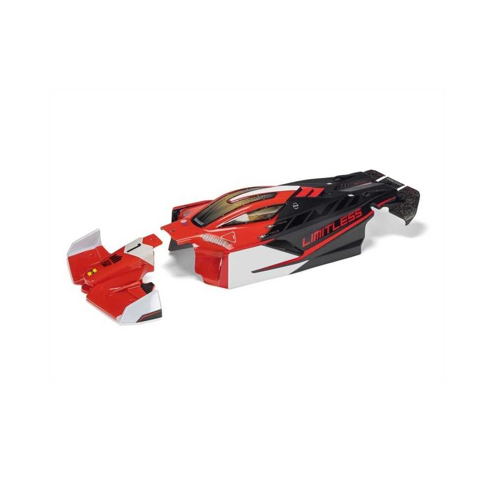 Arrma LIMITLESS Painted Decaled Trimmed Body Red-Black ARA-2802 Arrma LIMITLESS Painted Decaled Trimmed Body Red-Black ARA-2802