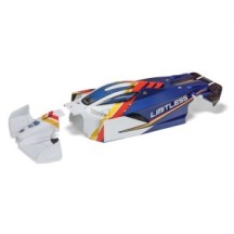 Arrma LIMITLESS Painted Decaled Trimmed Body White-Blue ARA-2810