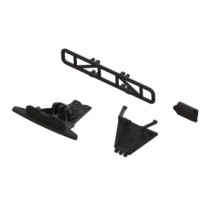 Arrma Lower Skid And Bumper Mount Set Black ARA-1577