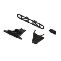 Arrma Lower Skid And Bumper Mount Set Black ARA-1577