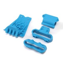 Arrma Lower Skid And Bumper Mount Set Blue ARA320787