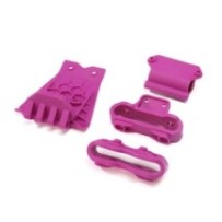 Arrma Lower Skid And Bumper Mount Set Purple ARA320769
