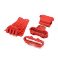 Arrma Lower Skid And Bumper Mount Set Red ARA320777