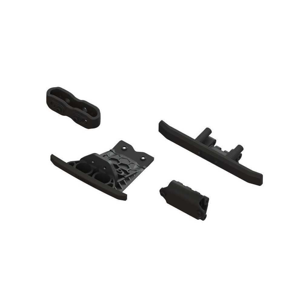 Arrma Lower Skid And Bumper Set: Black ARA-1547 Arrma Lower Skid And Bumper Set: Black ARA-1547