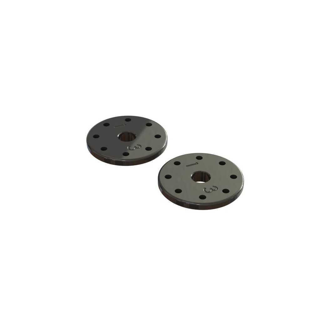 Arrma Machined Shock Piston Tapered 8x1.3mm Hole 2 ARA330843 Arrma Machined Shock Piston Tapered 8x1.3mm Hole 2 ARA330843