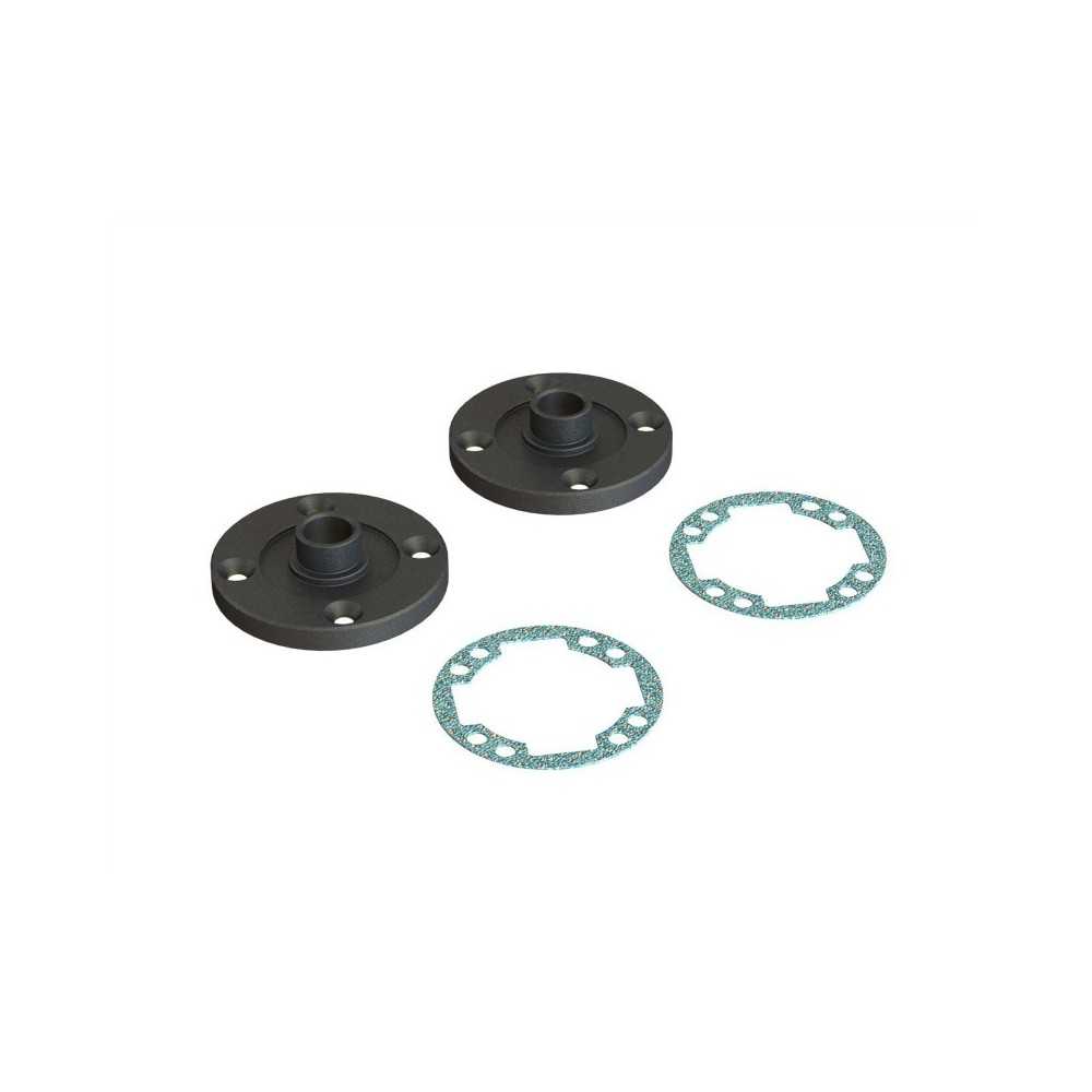 Set tapas metálicas diferencial Arrma ARA310974 Set tapas metálicas diferencial Arrma ARA310974