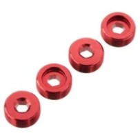 Arrma Nut Front Hub Aluminum Red 4 ARAC9920