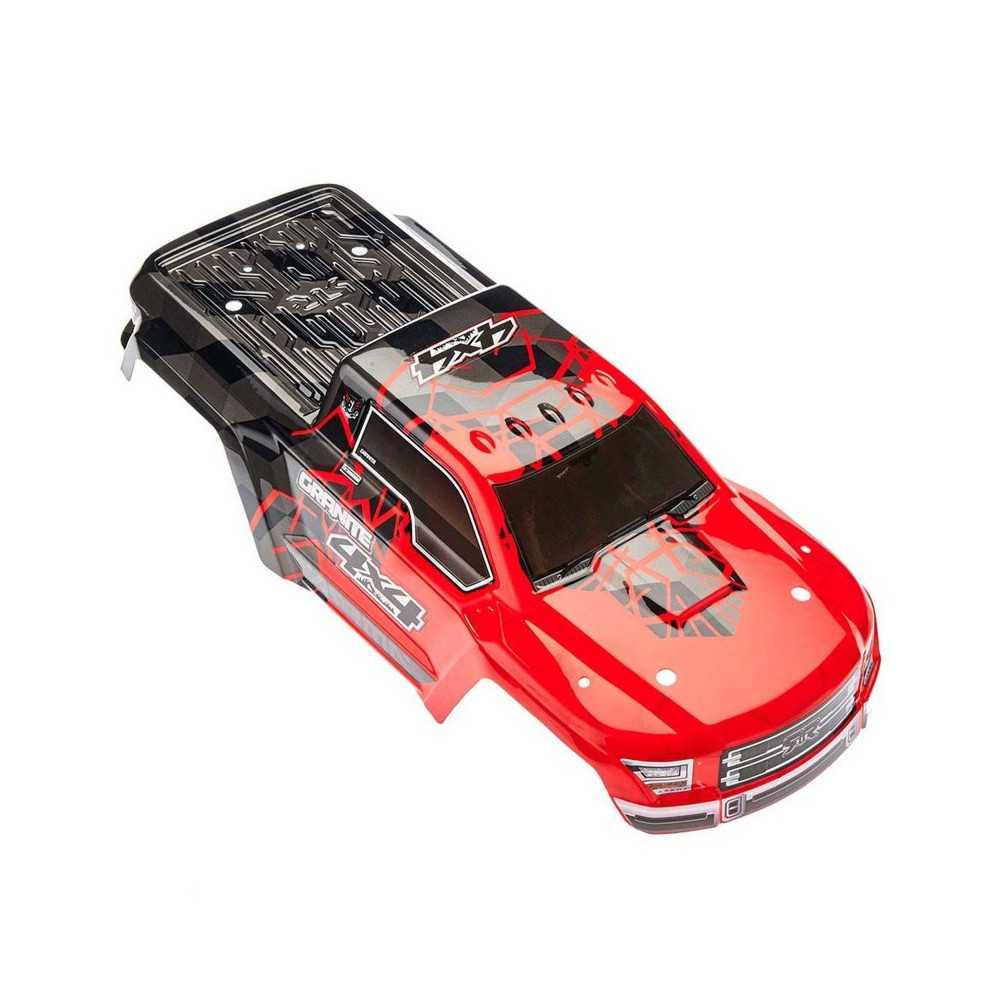 Carrocería pintada roja Arrma Granite 4x4 MEGA ARAC3336 Carrocería pintada roja Arrma Granite 4x4 MEGA ARAC3336