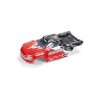 Arrma Painted Decaled Trimmed Body Red-Black: Kraton 4x4 ARA402358