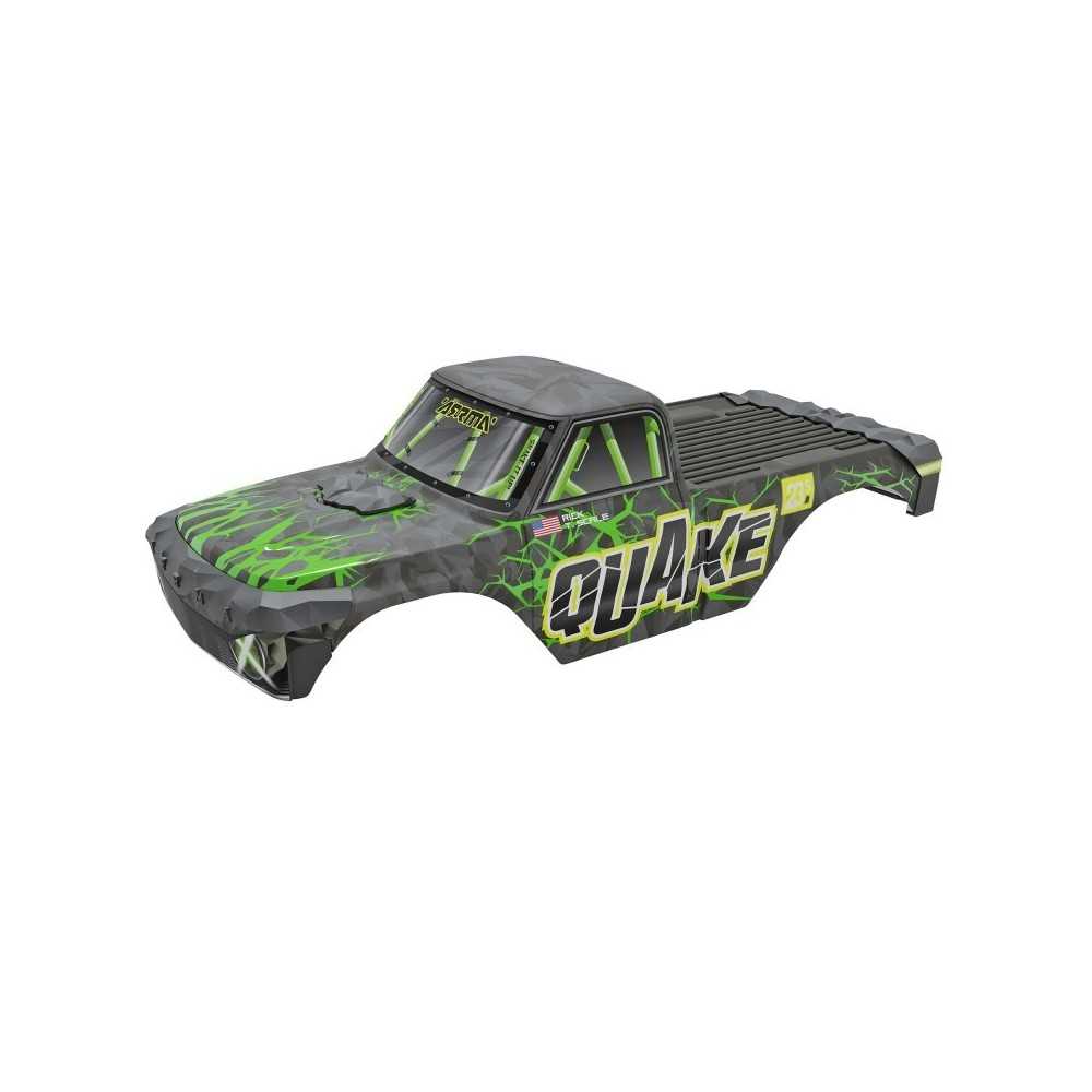 Set carrocería pintada verde Arrma QUAKE ARA-2880 Set carrocería pintada verde Arrma QUAKE ARA-2880