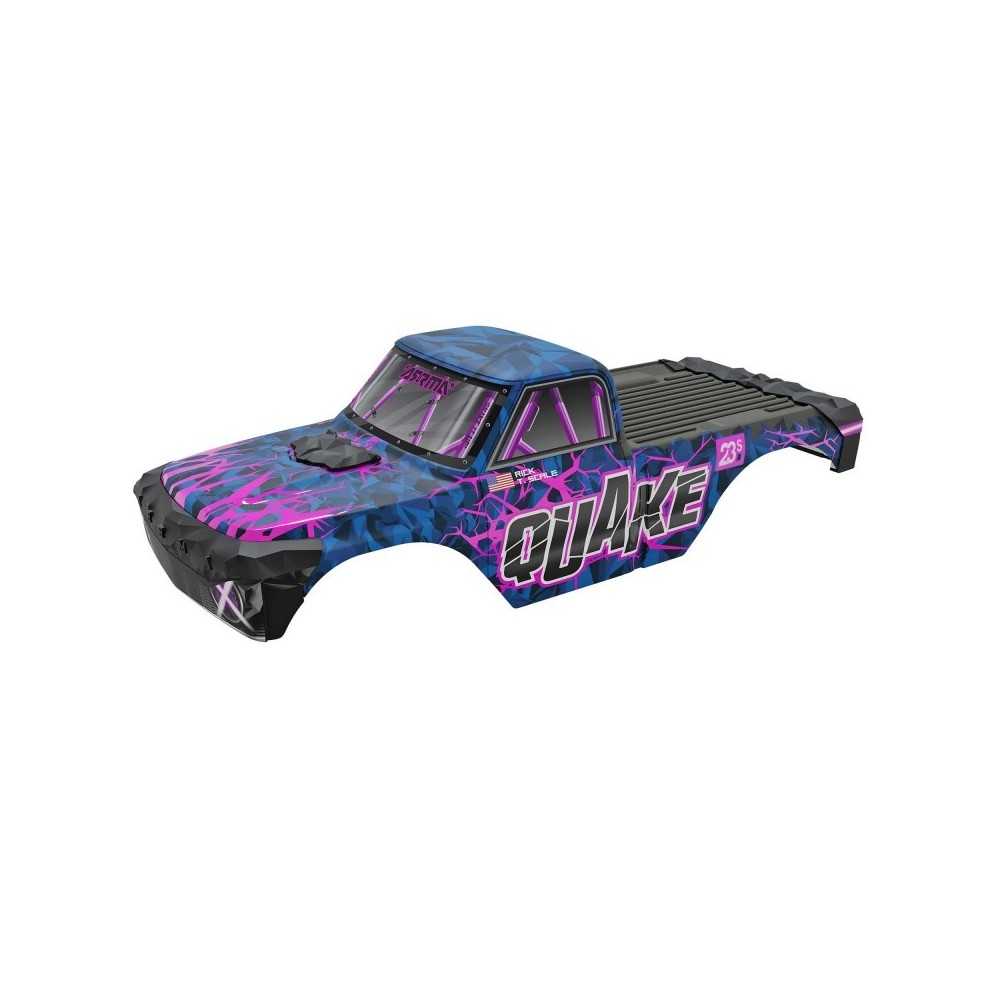 Arrma QUAKE Painted Decaled Trimmed Body Set Purple ARA-2873
