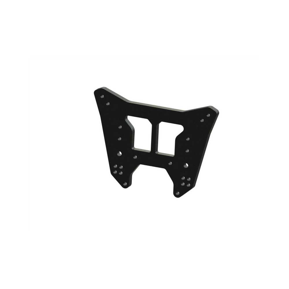 Arrma Rear Aluminum Shock Tower Black: EXB ARA320581 Arrma Rear Aluminum Shock Tower Black: EXB ARA320581