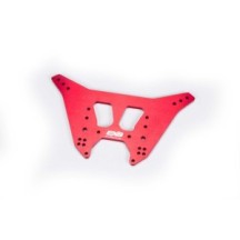 Arrma Rear Aluminum Shock Tower CNC 7075 T6 M Red: EXB ARA320579