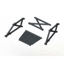Juego de marco de parachoques trasero Arrma ARA320548