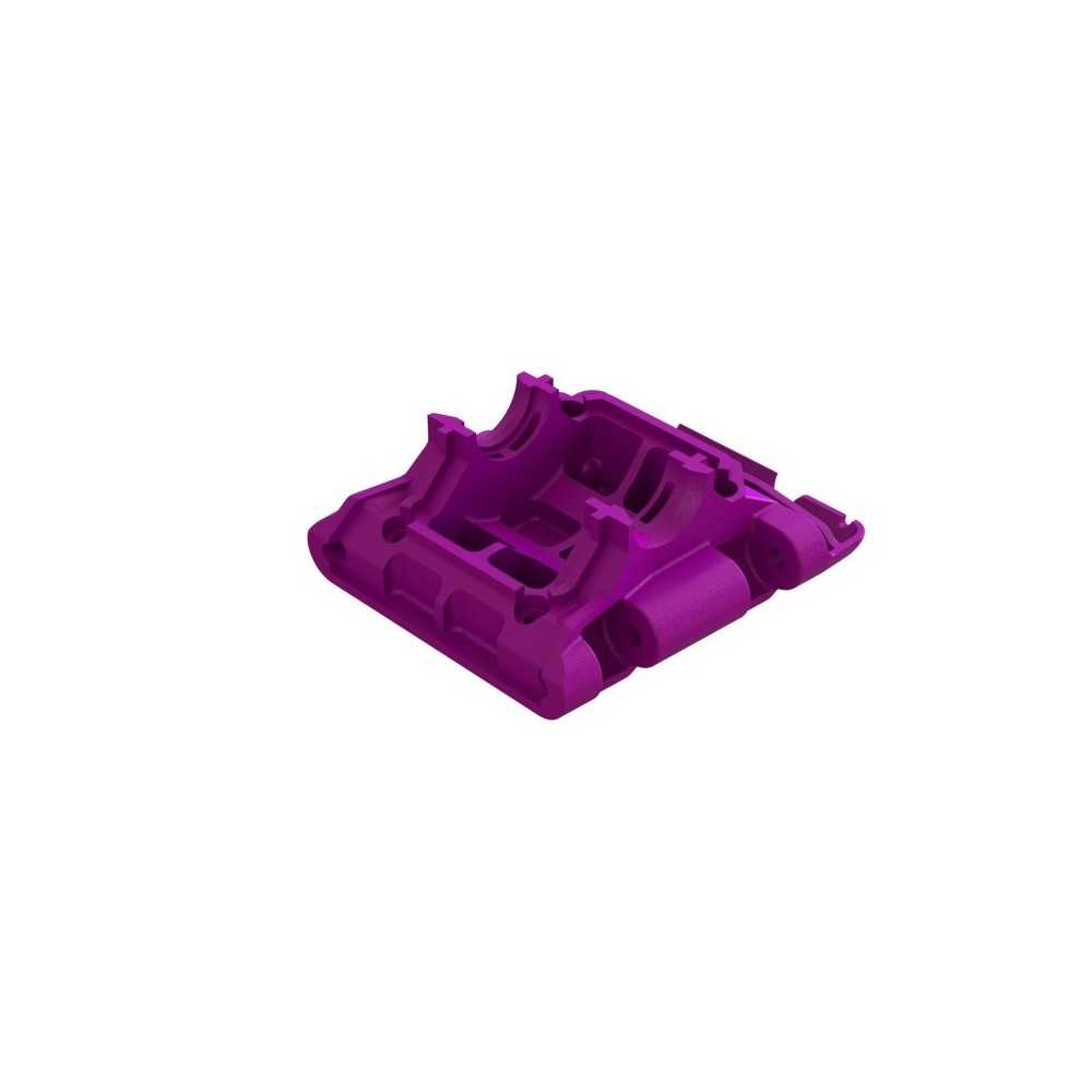 Arrma Rear Lower Skid-Gearbox Mount Purple ARA320770