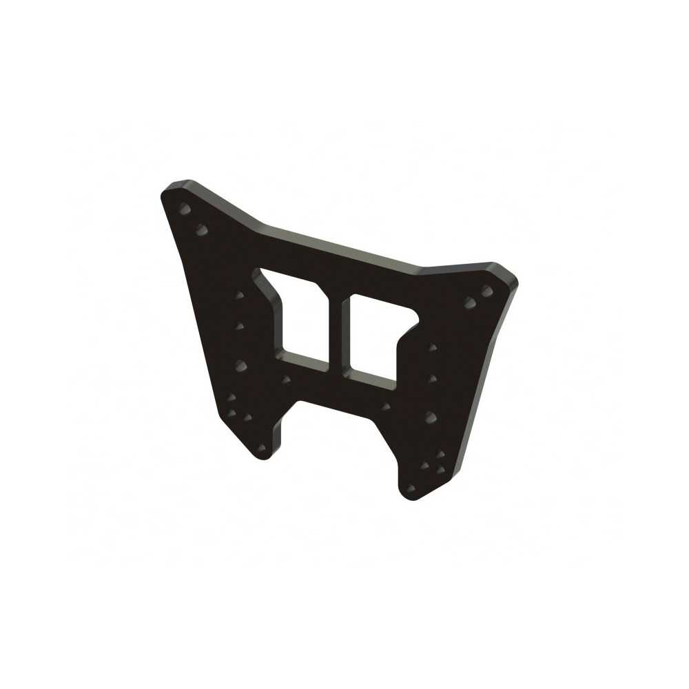 Arrma Rear Shock Tower Aluminum M4 Black ARA-1521 Arrma Rear Shock Tower Aluminum M4 Black ARA-1521