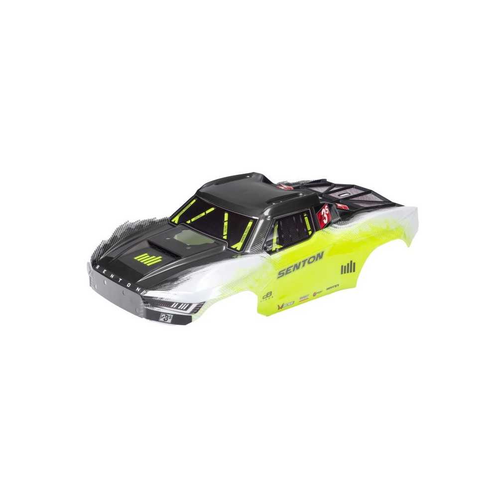 Arrma SENTON Clipless Painted Decaled Trimmed Body Yellow ARA-1625