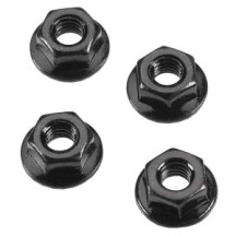 Arrma Serrated Flange Wheel Nut 4mm 4 ARAC9750
