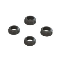 Arrma Shock Cap 4: 4X4 Black ARA330828