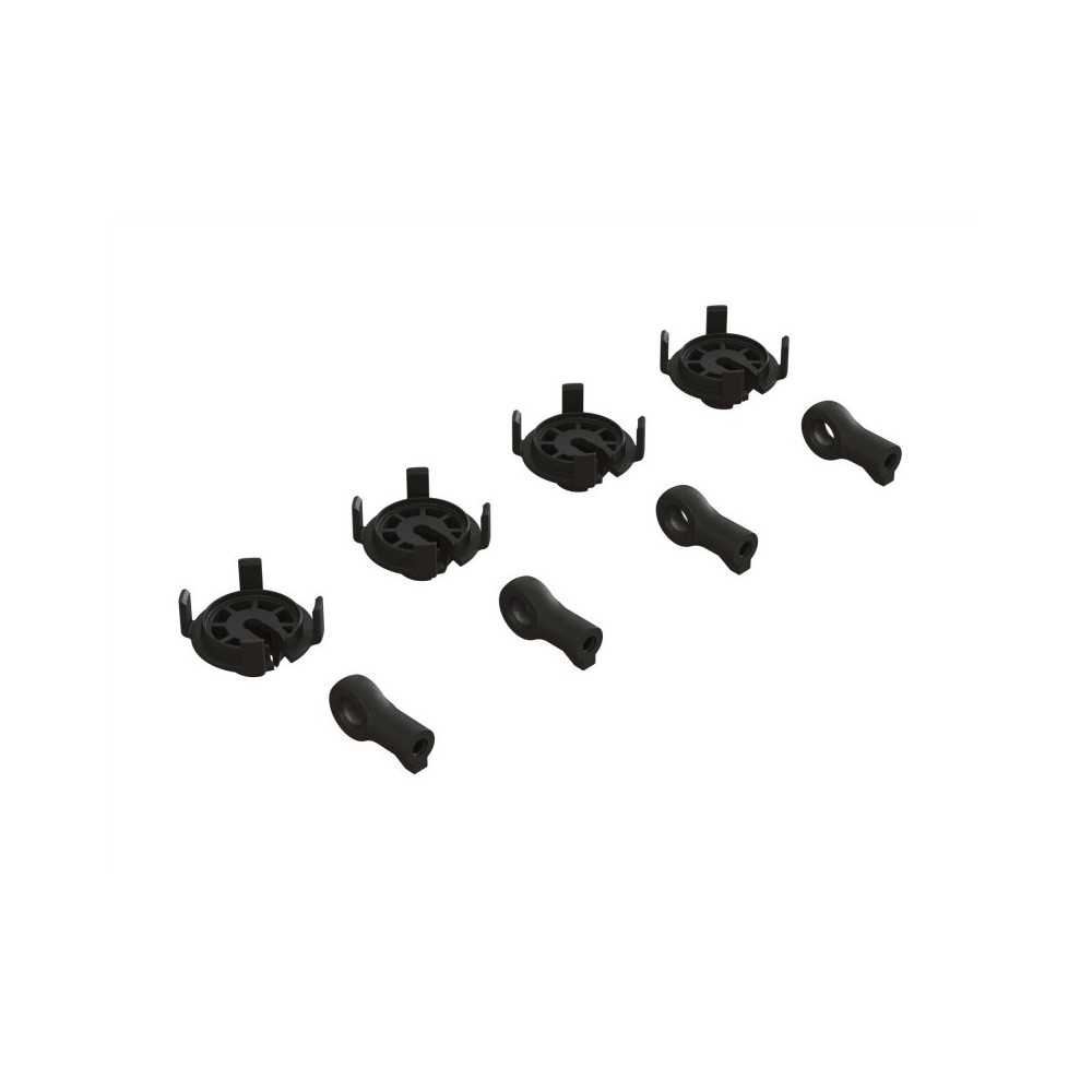 Arrma Shock Rod End & Spring Perch Set 4 Shocks ARA330569