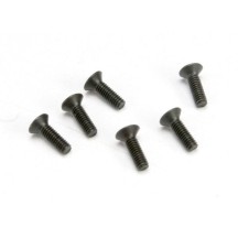 Traxxas Screws 2.5x8 countersunk machine (hex drive) (6) TRX2524
