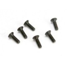 Traxxas Screws 2.5x8 countersunk machine (hex drive) (6) TRX2524