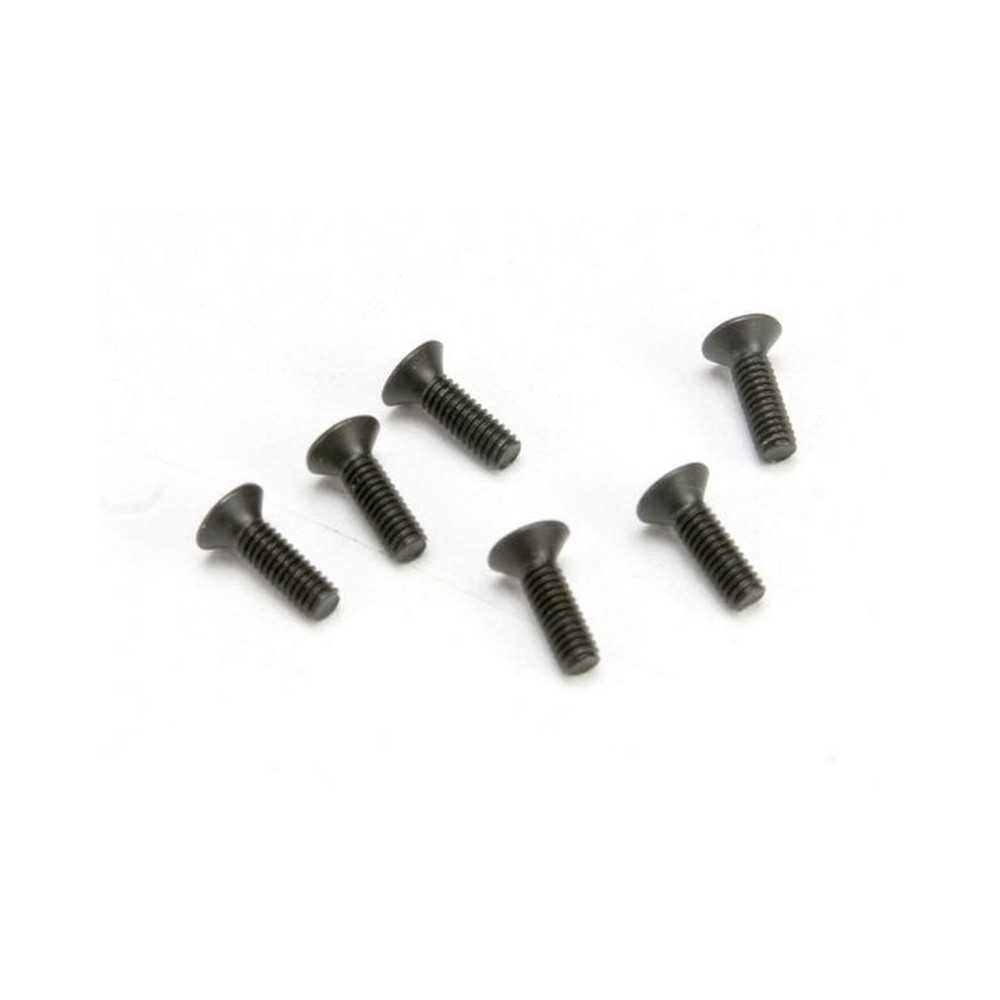 Traxxas Screws 2.5x8 countersunk machine (hex drive) (6) TRX2524