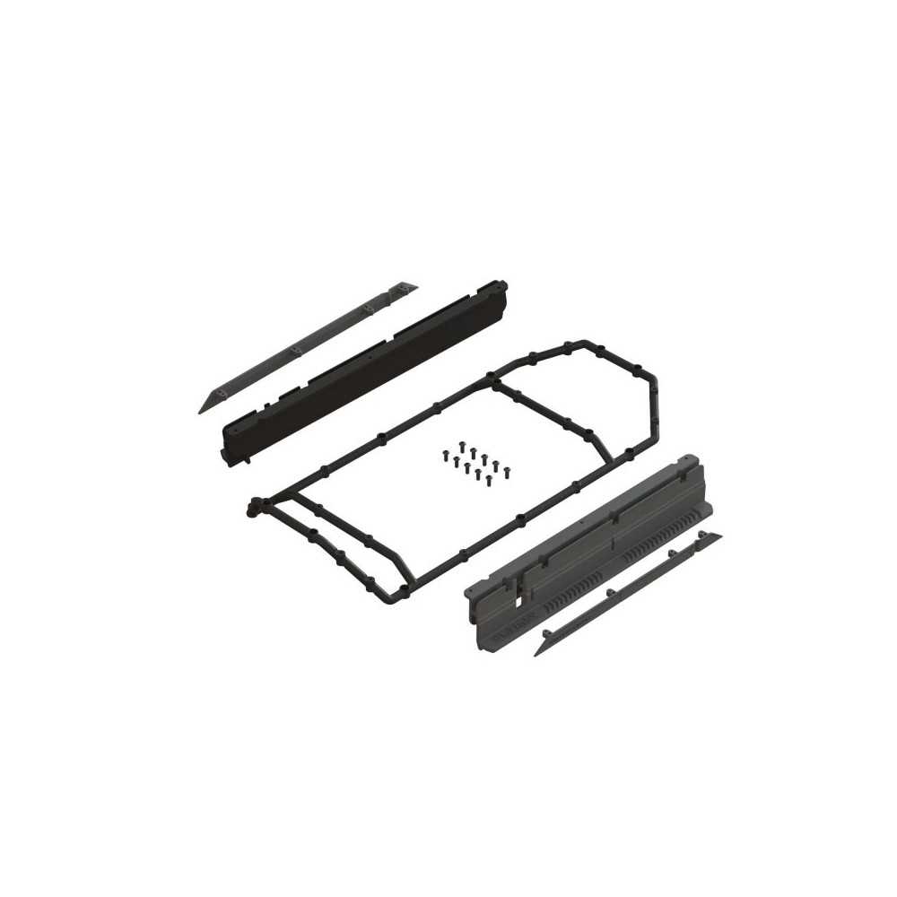 Arrma Side Skirt and Support Frame Set ARA480060 Arrma Side Skirt and Support Frame Set ARA480060