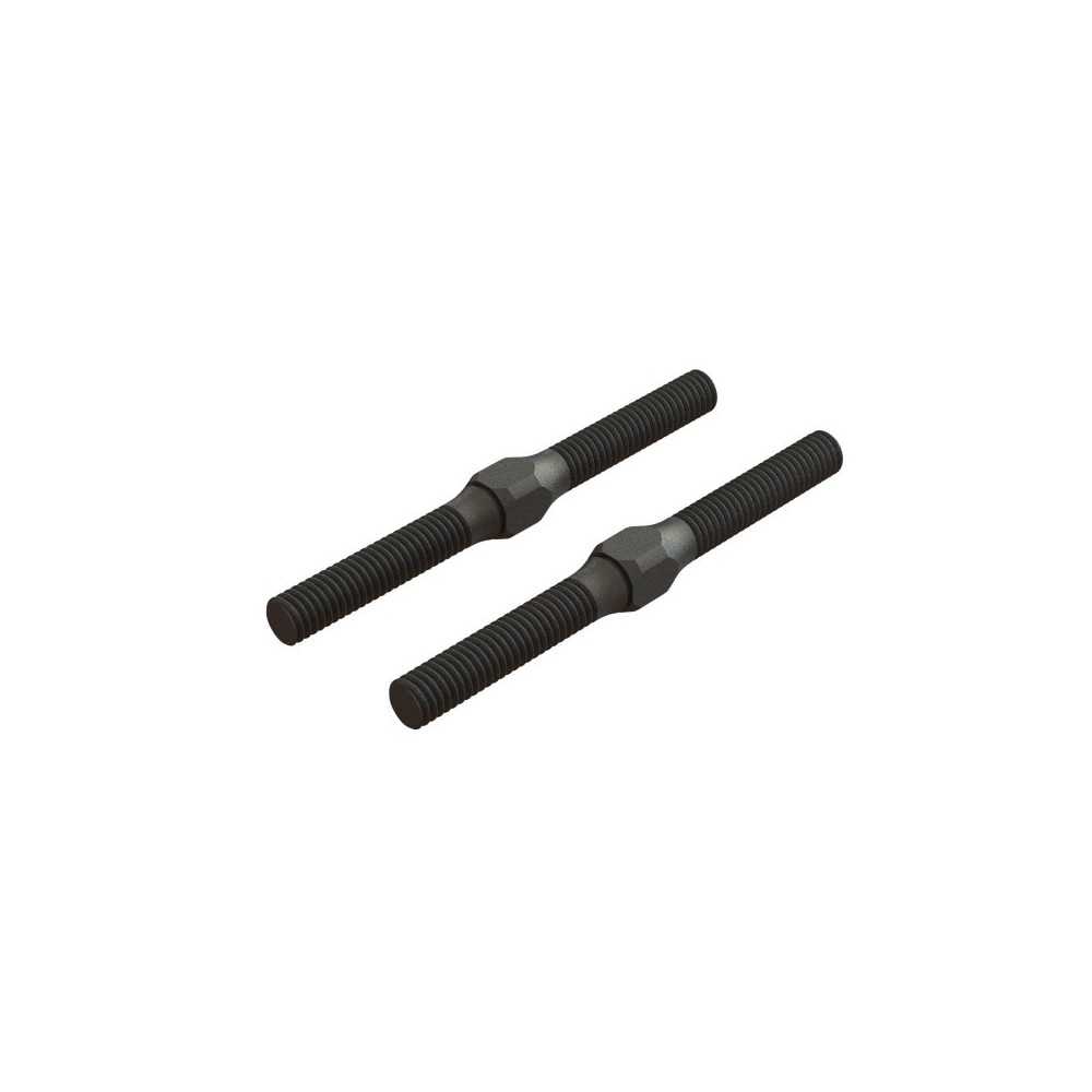 Arrma Steel Turnbuckle M4 x 48mm Black 2 ARA330542 Arrma Steel Turnbuckle M4 x 48mm Black 2 ARA330542