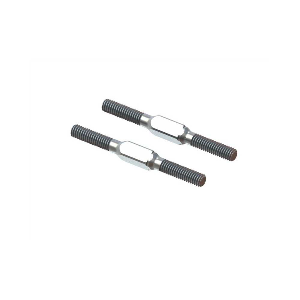 Arrma Steel Turnbuckle M4x45mm Silver 2: EXB ARA340176 Arrma Steel Turnbuckle M4x45mm Silver 2: EXB ARA340176