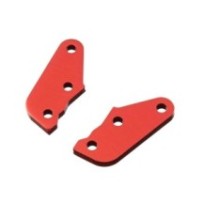 Arrma Steering Plate B Aluminum Red 2 ARAC9371