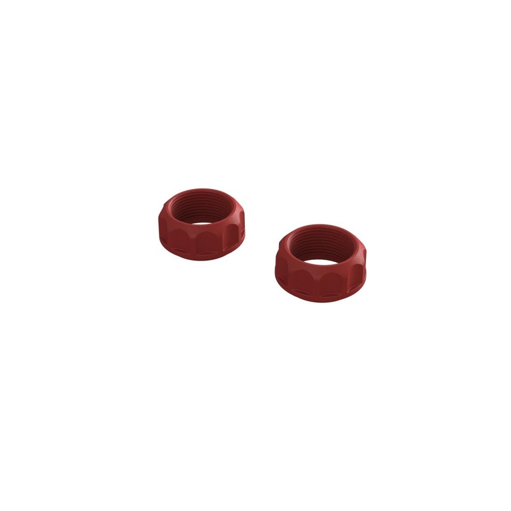 Arrma Threaded Shock Collar Red 2 ARA330690