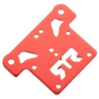 Arrma Top Plate Aluminum Silver Blue ARAC9387