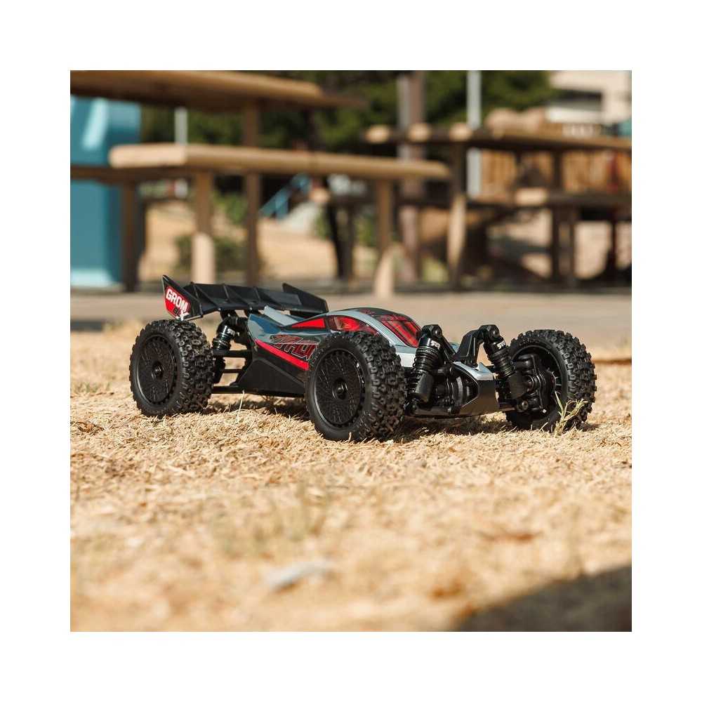 Buggy TYPHON GROM 223S BLX RTR plata Arrma