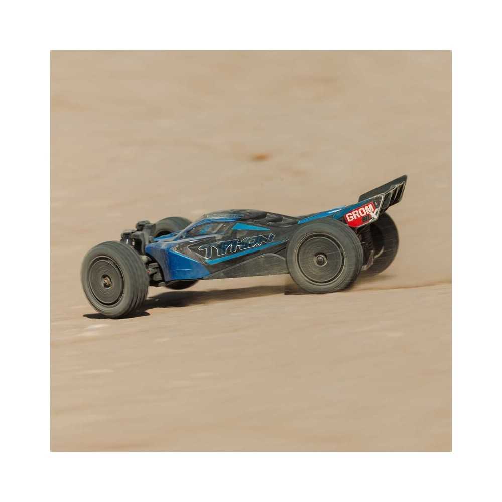 Arrma TYPHON GROM 223S BLX Brushless 4X4 Small Scale Buggy RTR with Battery & Charger Blue ARA2306ST2
