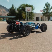 Arrma TYPHON GROM 223S BLX Brushless 4X4 Small Scale Buggy RTR with Battery & Charger Blue ARA2306ST2
