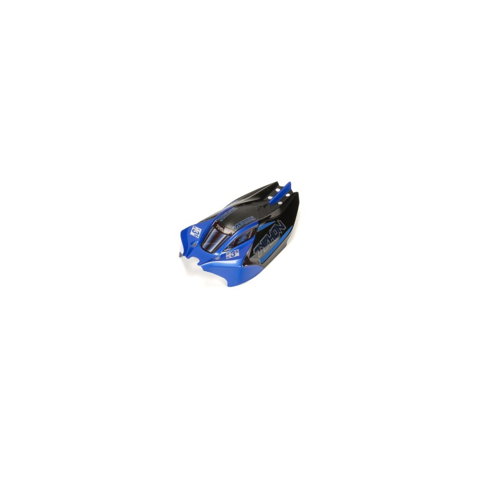 Carrocería TYPHON GROM azul y negra Arrma