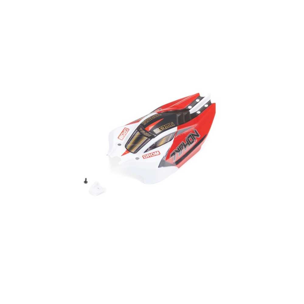 Arrma TYPHON GROM Body Red-White ARA412006