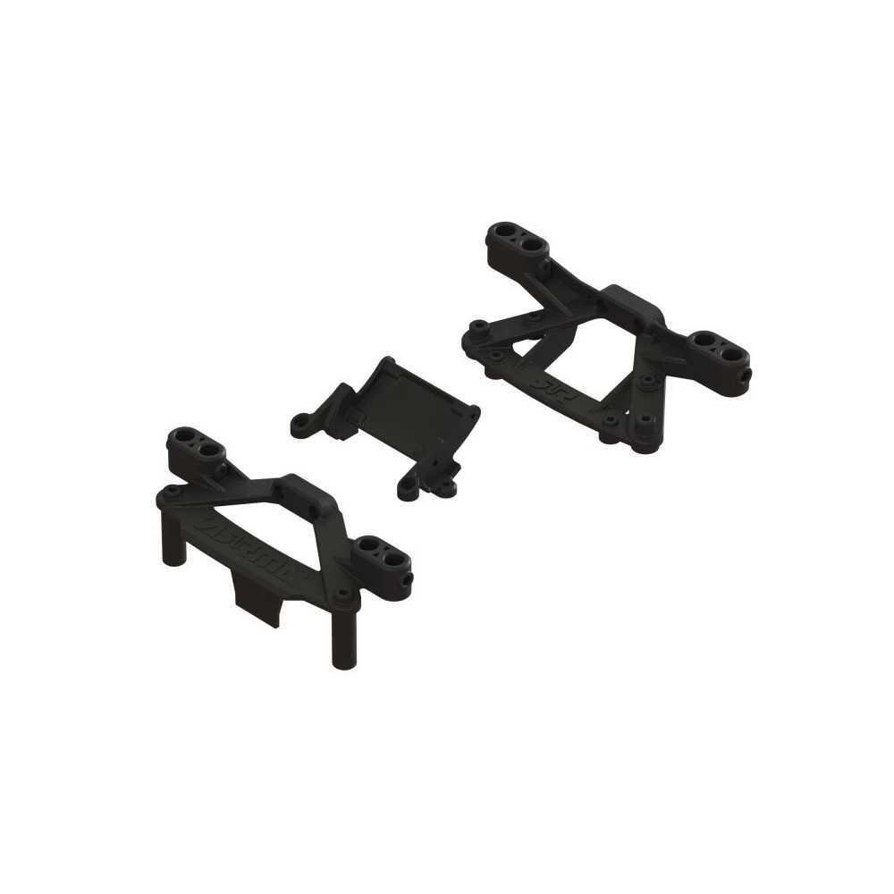 Arrma Upper Bumper-Bodymount Set ARA320586 Arrma Upper Bumper-Bodymount Set ARA320586