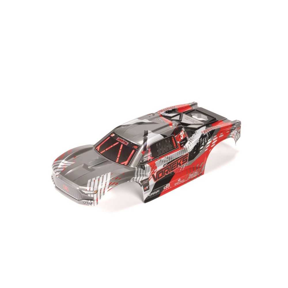 Arrma VORTEKS Clipless Painted Decaled Body Red ARA-2143 Arrma VORTEKS Clipless Painted Decaled Body Red ARA-2143