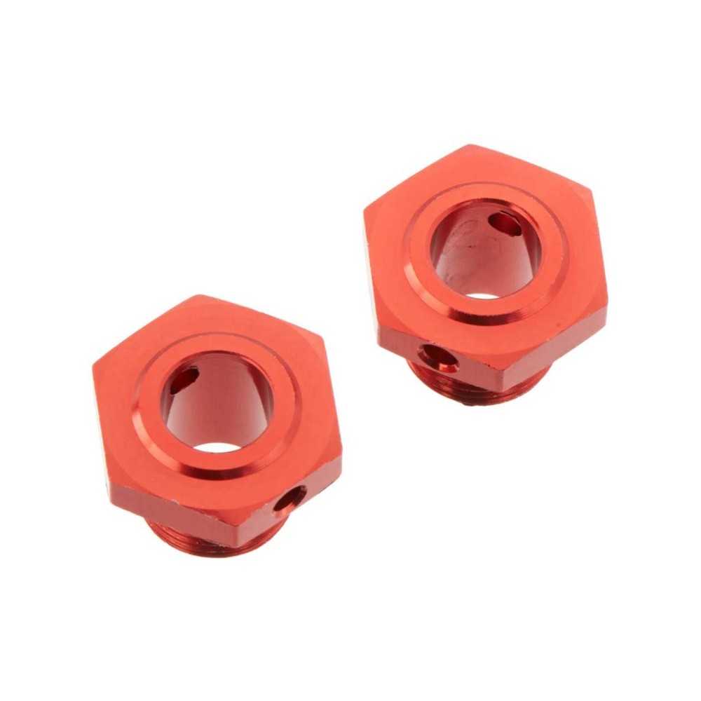 Arrma Wheel Hex Aluminum 17mm 13.6mm Thick Red 2 ARAC9413 Arrma Wheel Hex Aluminum 17mm 13.6mm Thick Red 2 ARAC9413