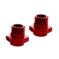 Arrma Wheel Hex Aluminum 17mm 16.5mm Thick Red 2 ARAC9416