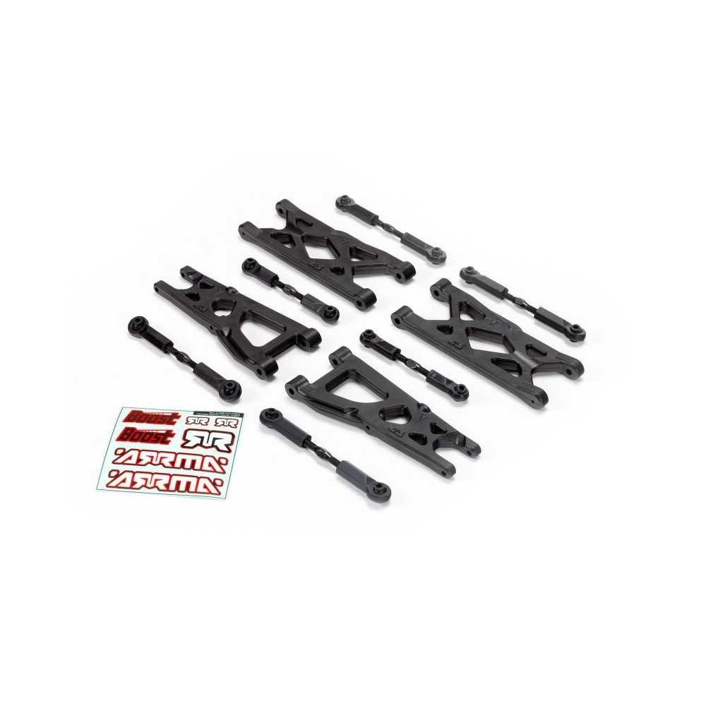 Arrma Wide Track Arm Upgrade Set: BOOST BOX ARA230008 Arrma Wide Track Arm Upgrade Set: BOOST BOX ARA230008