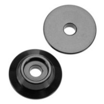 Arrma Wing Button Aluminum Black 2 ARAC9691