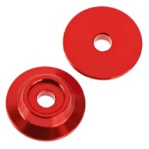 Arrma Wing Button Aluminum Red 2 ARAC9690