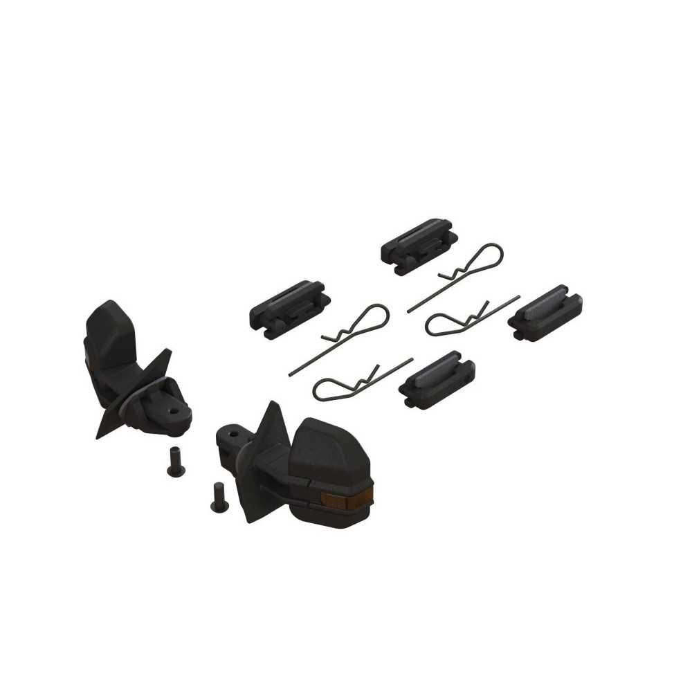Arrma Wing mirror and door handle set ARA480062 Arrma Wing mirror and door handle set ARA480062
