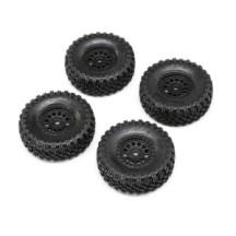 Axial Racing 1.0 Black Rhino Primm & Falken M/T Tires 4: SCX24 AXI-1538